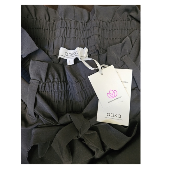 Atika Paper Bag Belted High Rise Pant - Picture 7 of 7